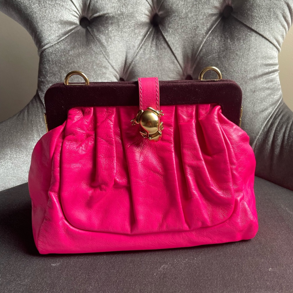Marc Jacobs Hot Pink Frog Shoulder Bag Y2K